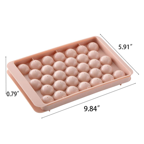 33-Grid Round Ice Cube Mold