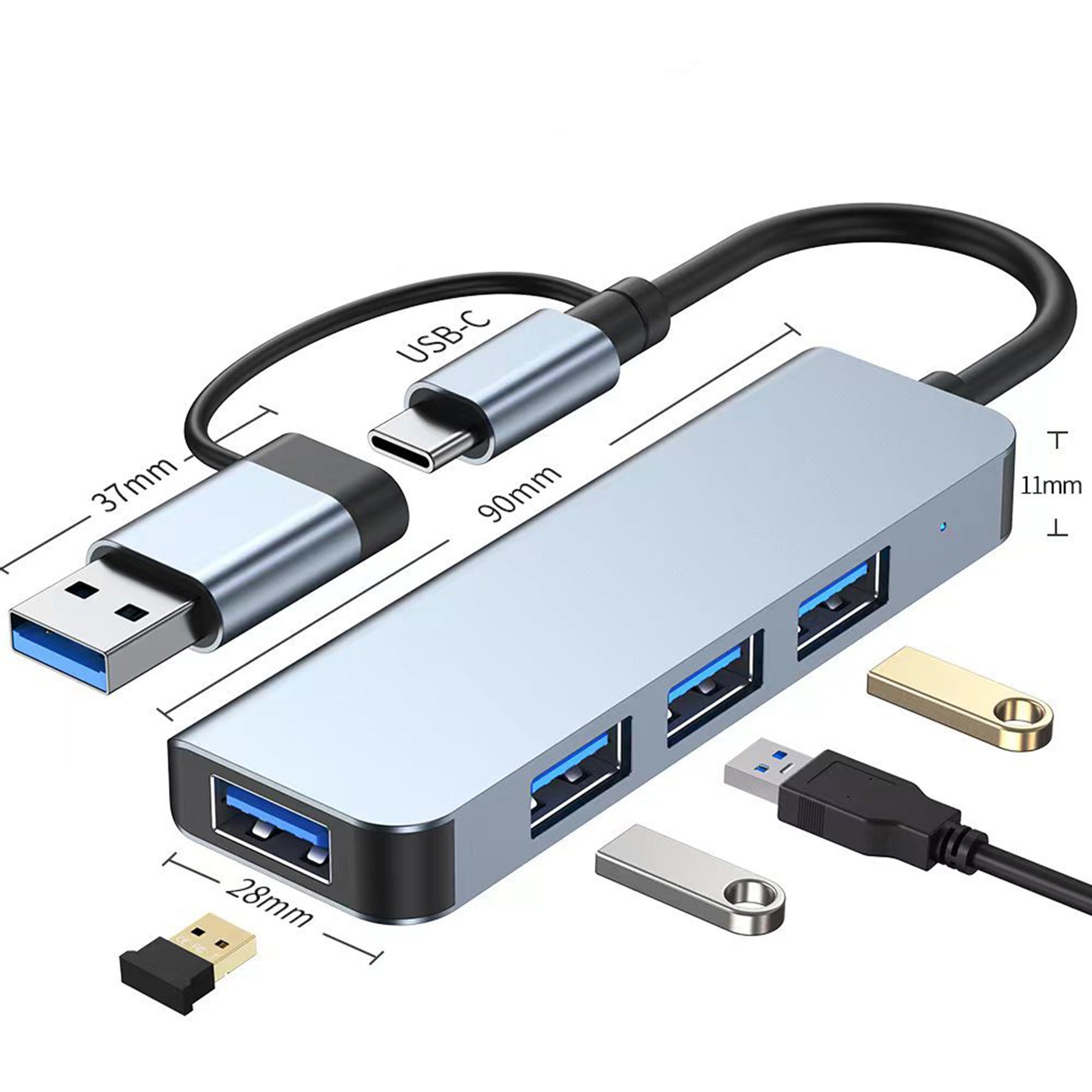 USB 5-in-1 Hub