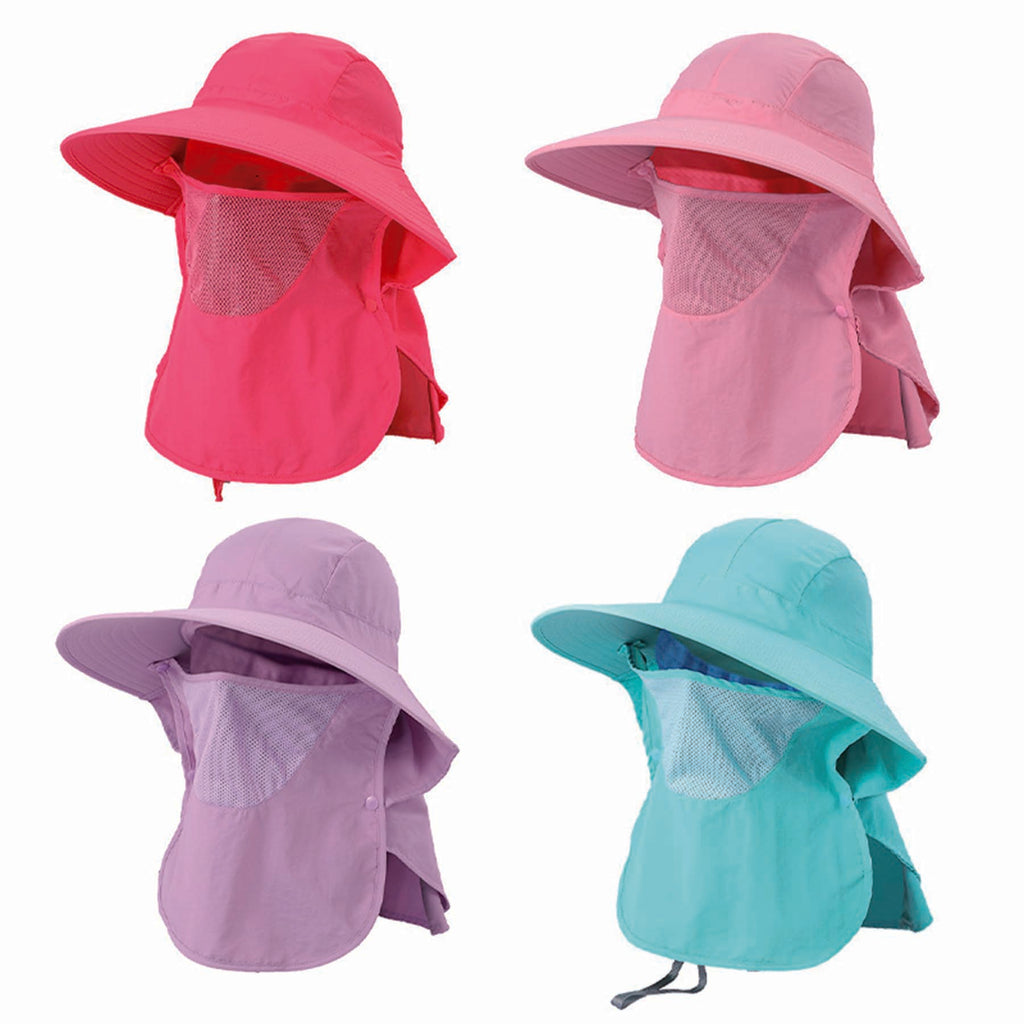 Women Neck Flap Fishing Safari Cap