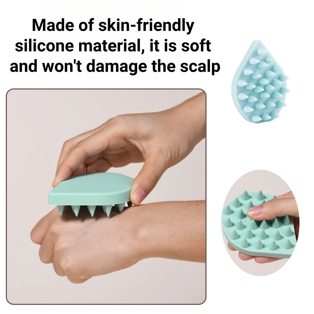 Massaging Silicone Scalp Shampoo Brush
