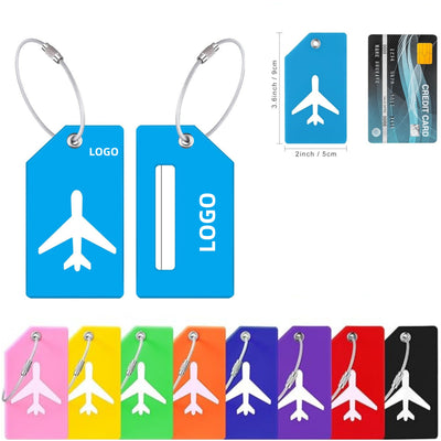 Silicone Suitcase Tags Luggage Travel Labels Name Id Card