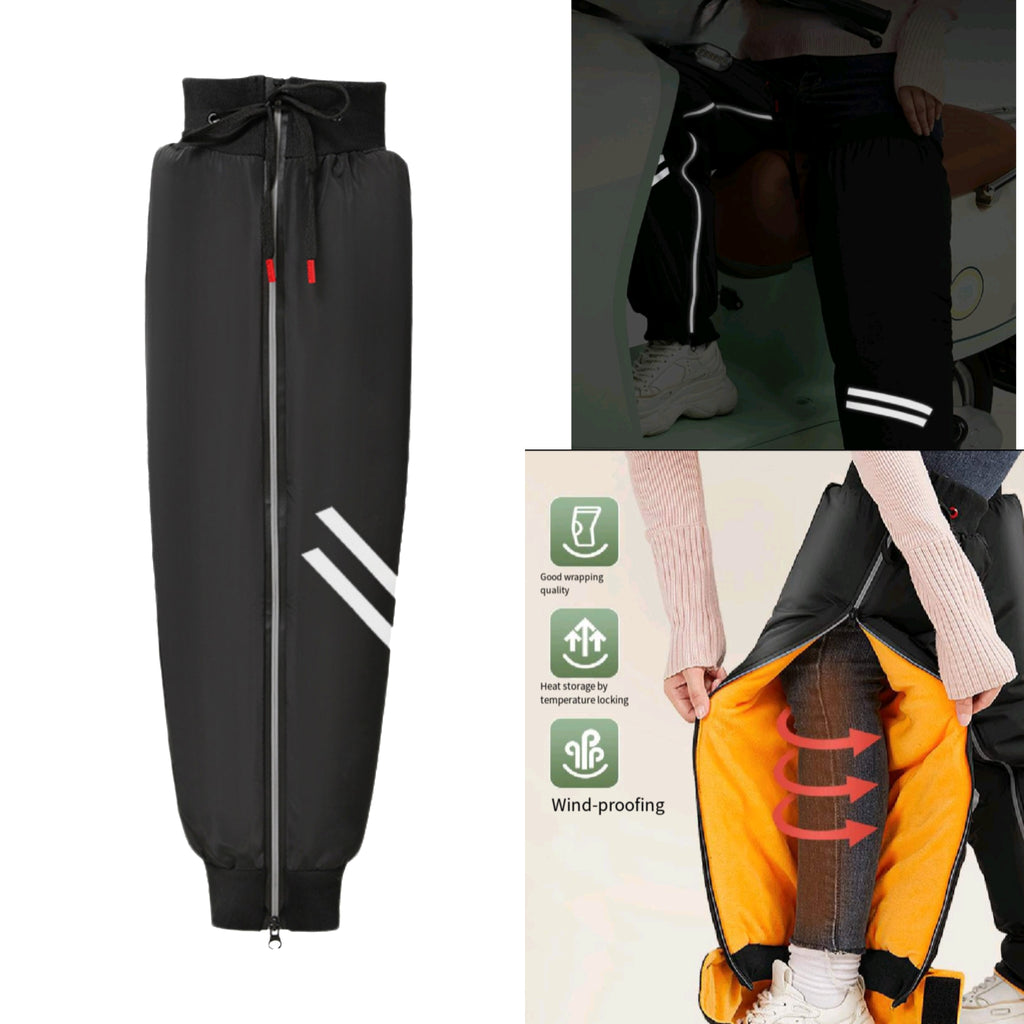 Riding Knee Guards Reflective Zipper Ankle Cover Thermal