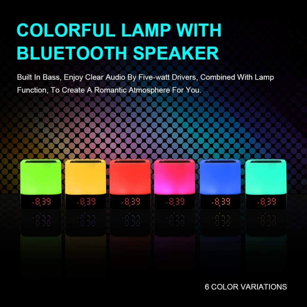 Led Color Light Portable Bluetooth Wireless Speaker