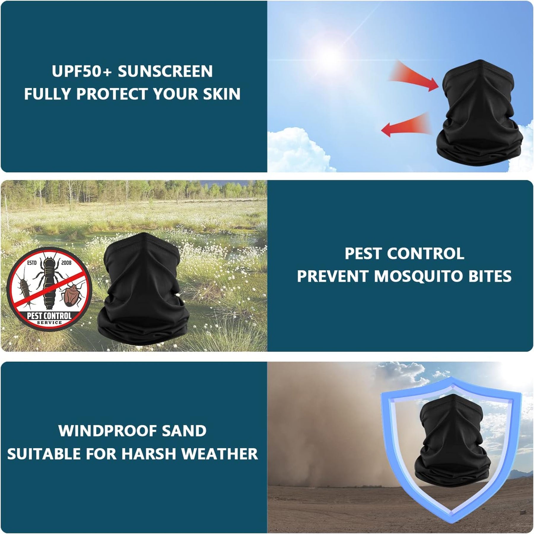 Cooling Neck Gaiter Face Cover Scarf
