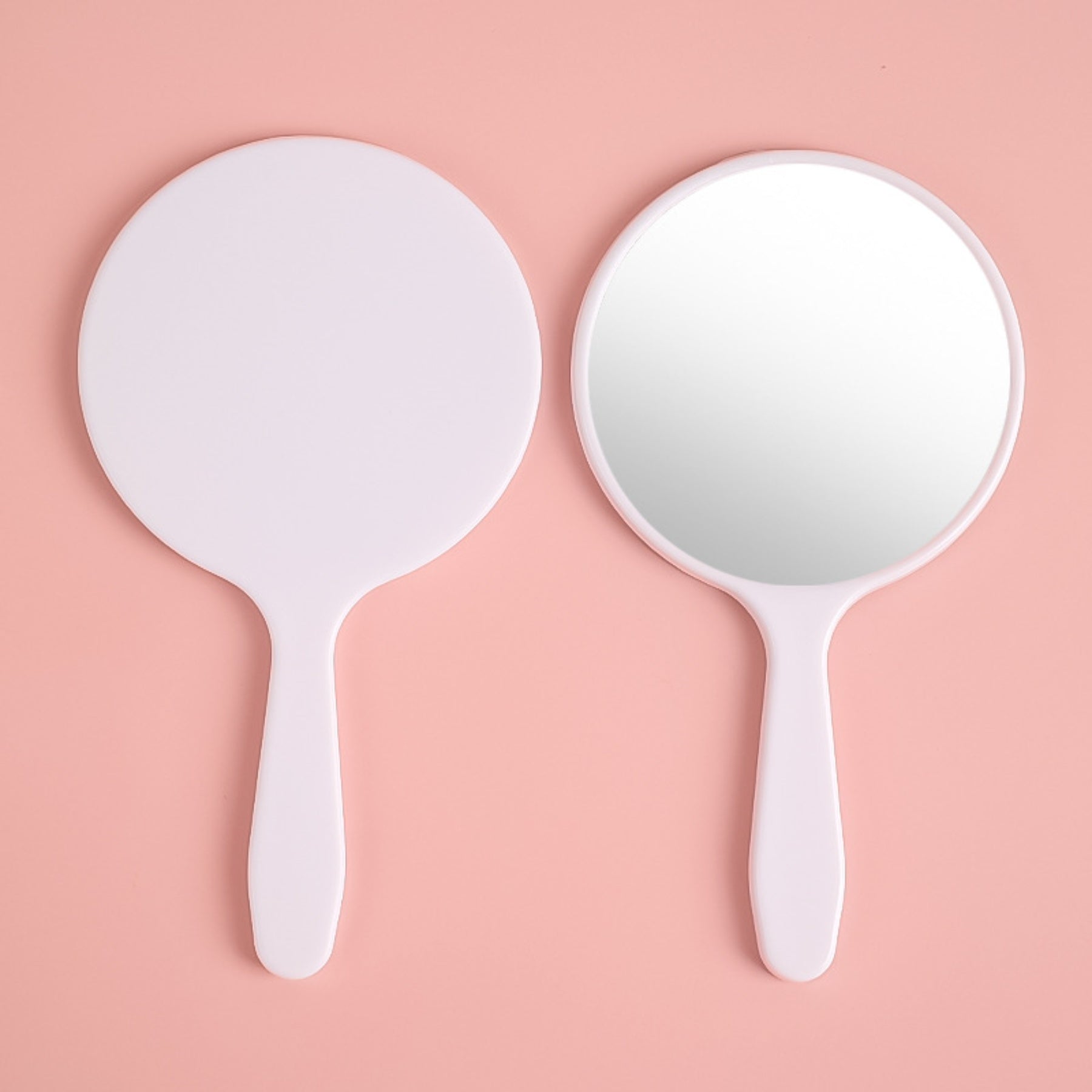 Round Handheld Makeup Mirror