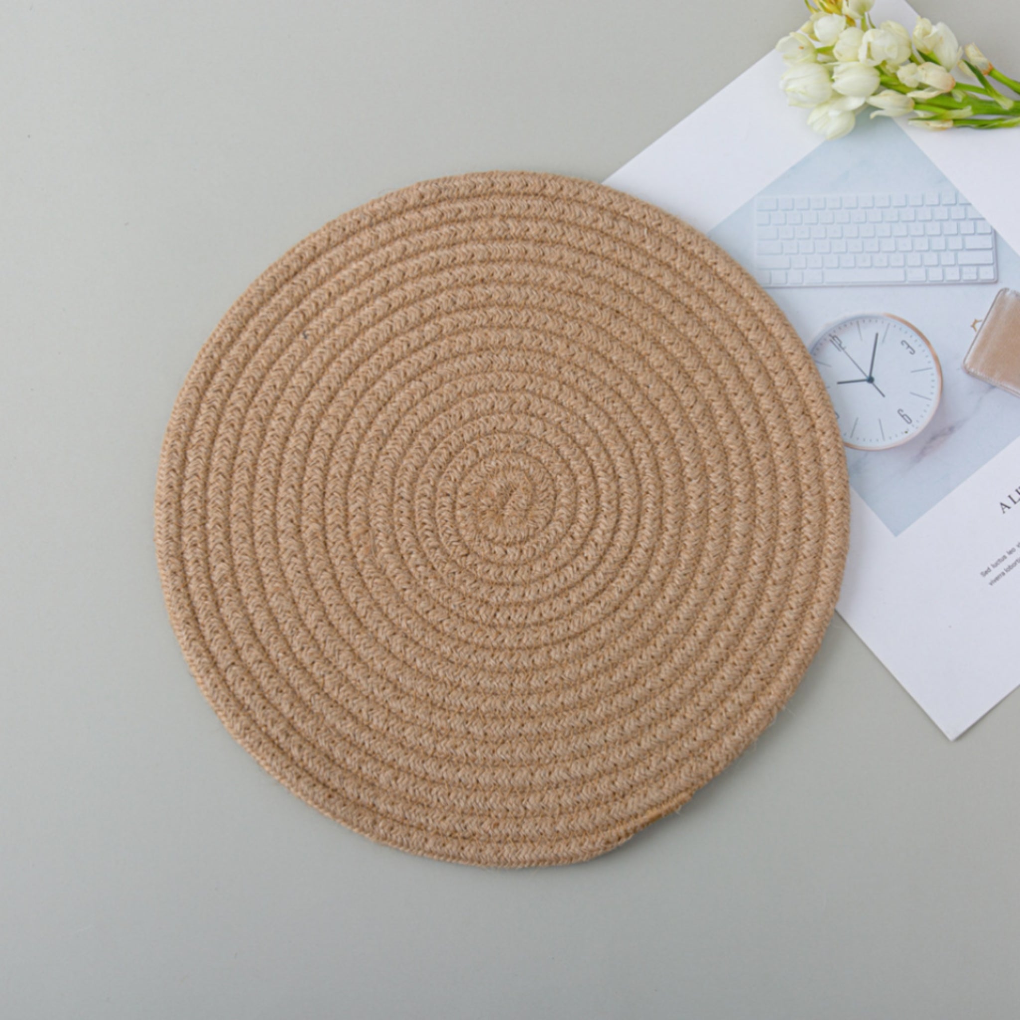 Handwoven Japanese Cotton Heatproof Placemat Coaster