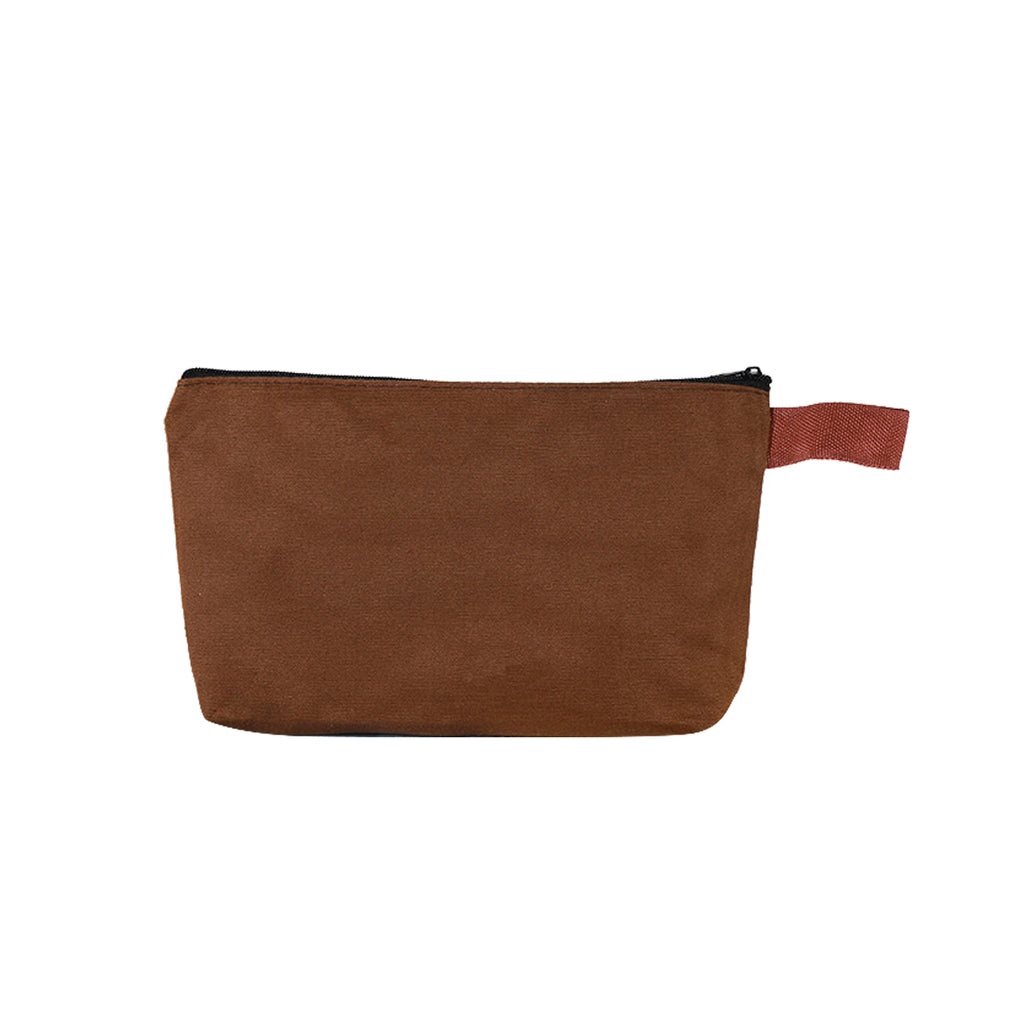 Custom-Coloured Zippered Canvas Pencil Case