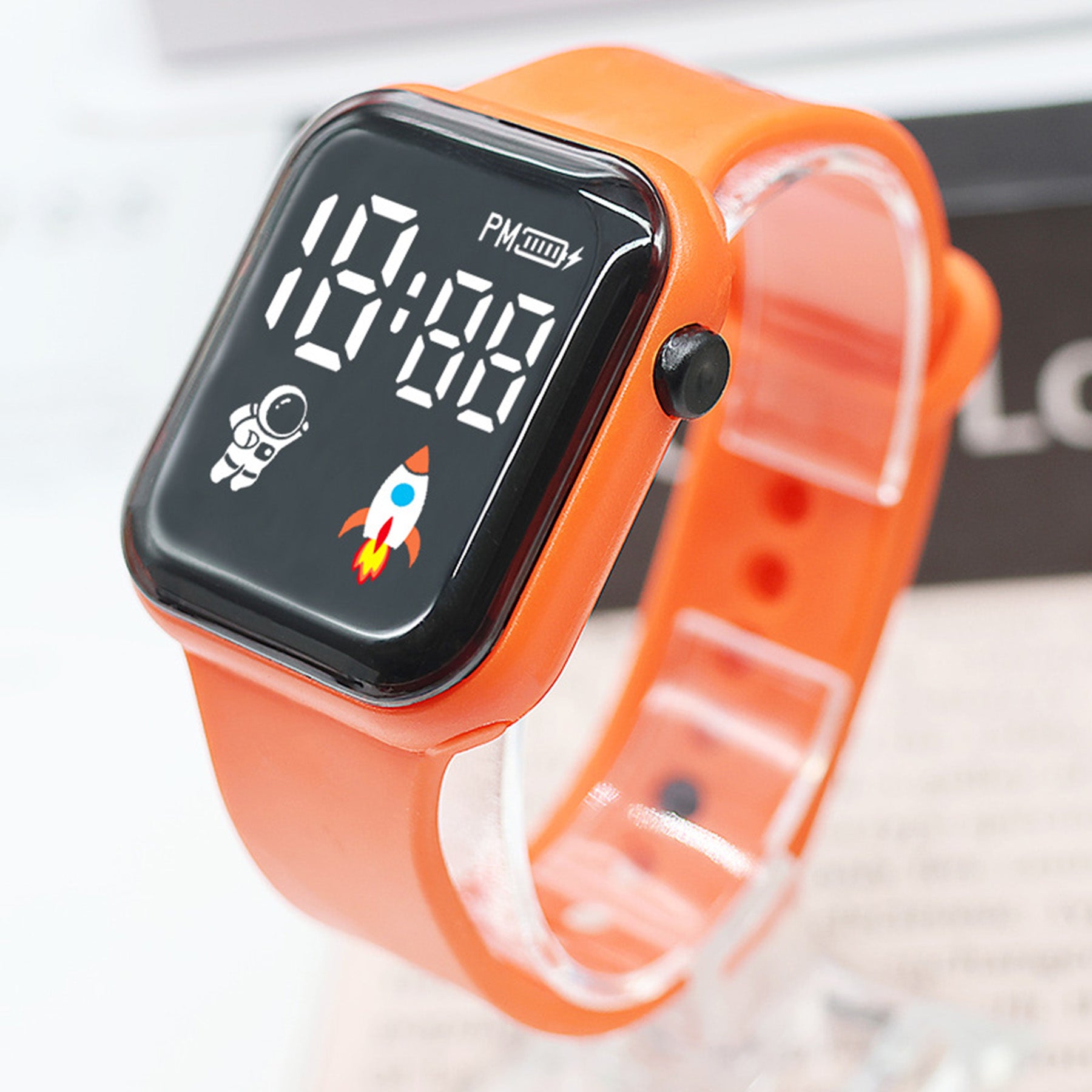 LED Cube Electronic Watch