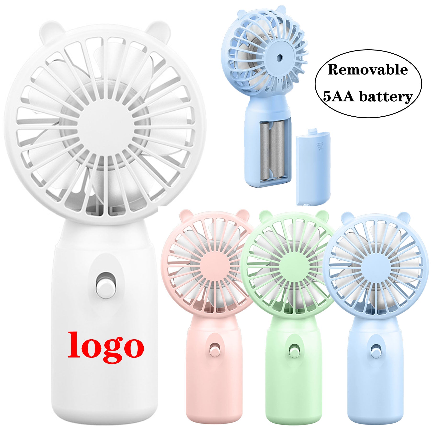 Pocket Portable Handheld Mini Cute Battery Fan