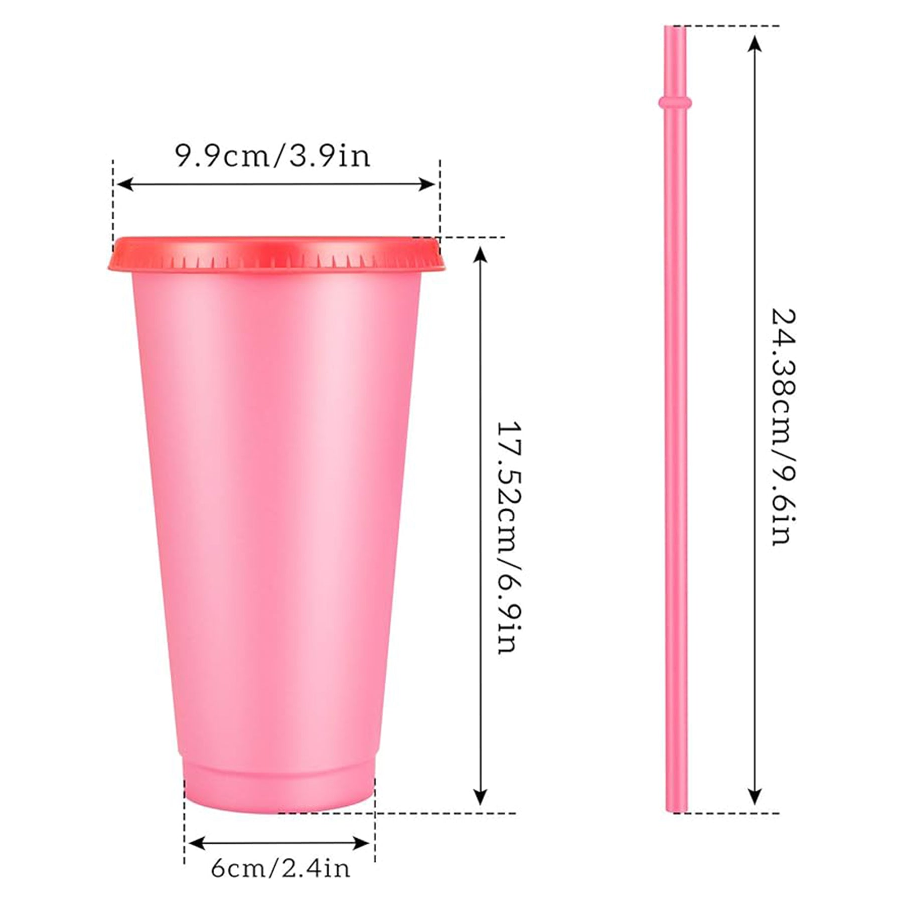Reusable Bpa Free Colour Changing Cups