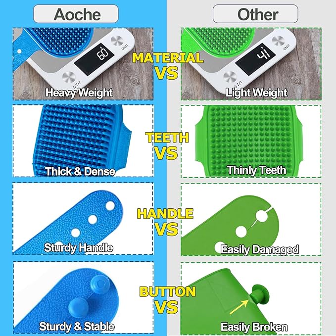 Pet Bath Brush Silicone Massage Brush