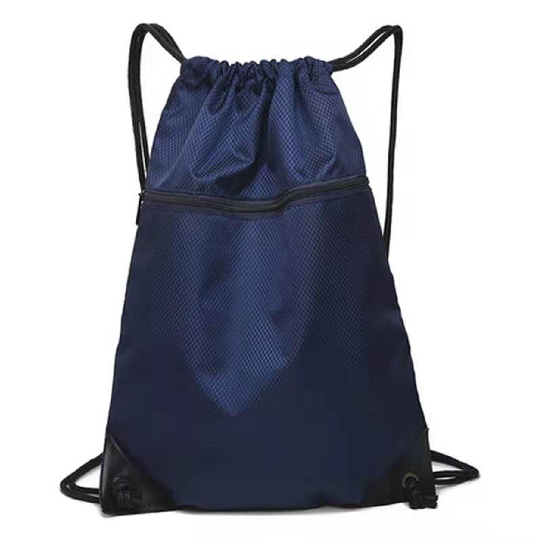 Drawstring Backpack with Front Zipper Pocket