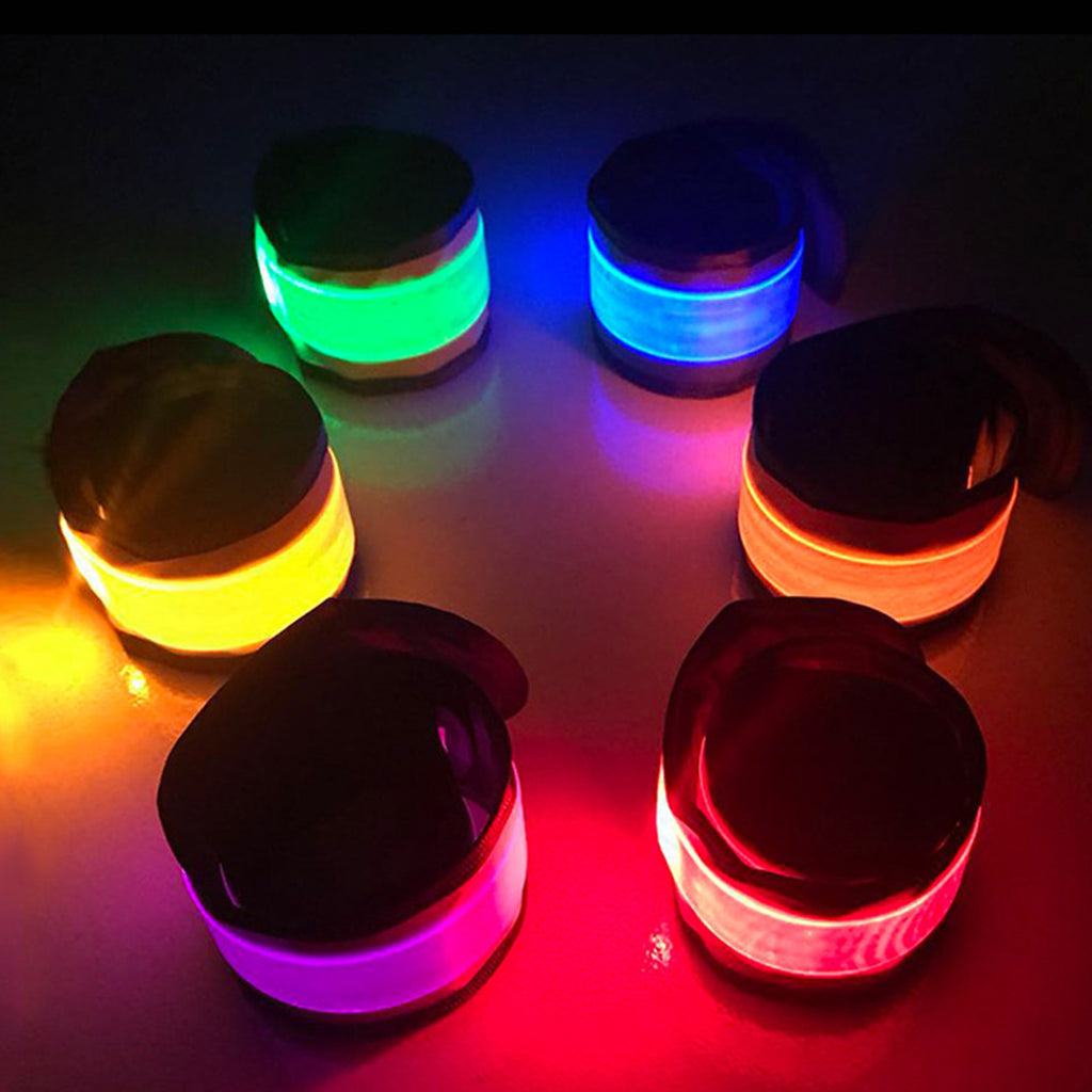 Led Light Up Slap Band For Night Cycling Walking Running