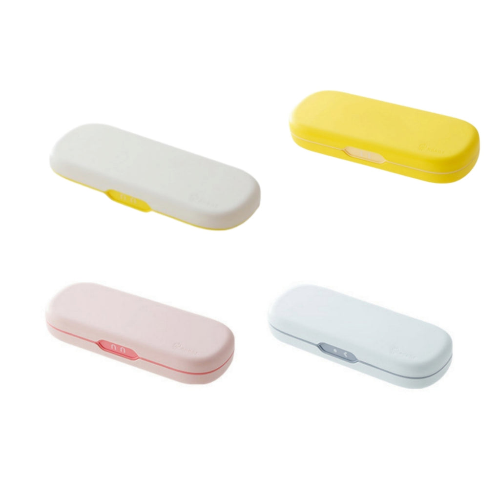 Macaron Style Stationery Storage Box With Lid Clasp