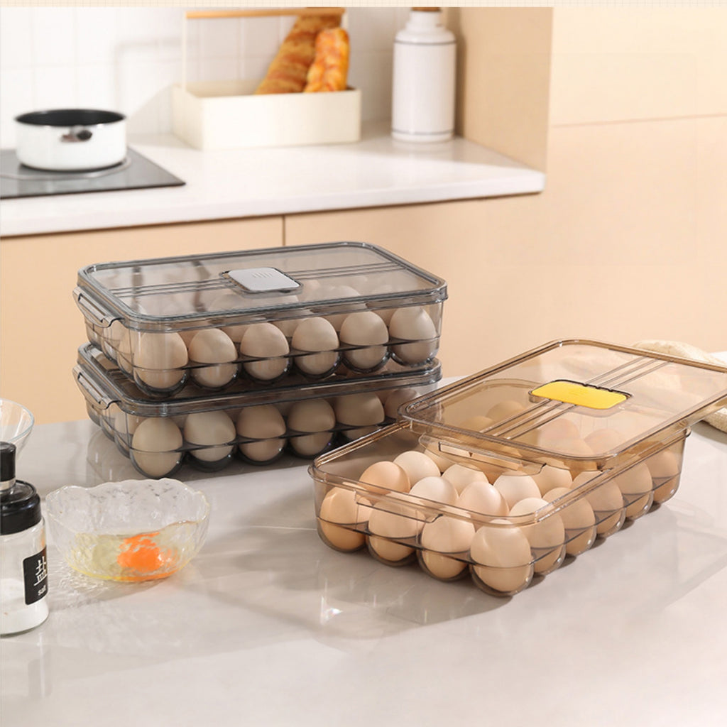 Food-Grade PET Refrigerator Fresh-Keeping Egg Storage Box