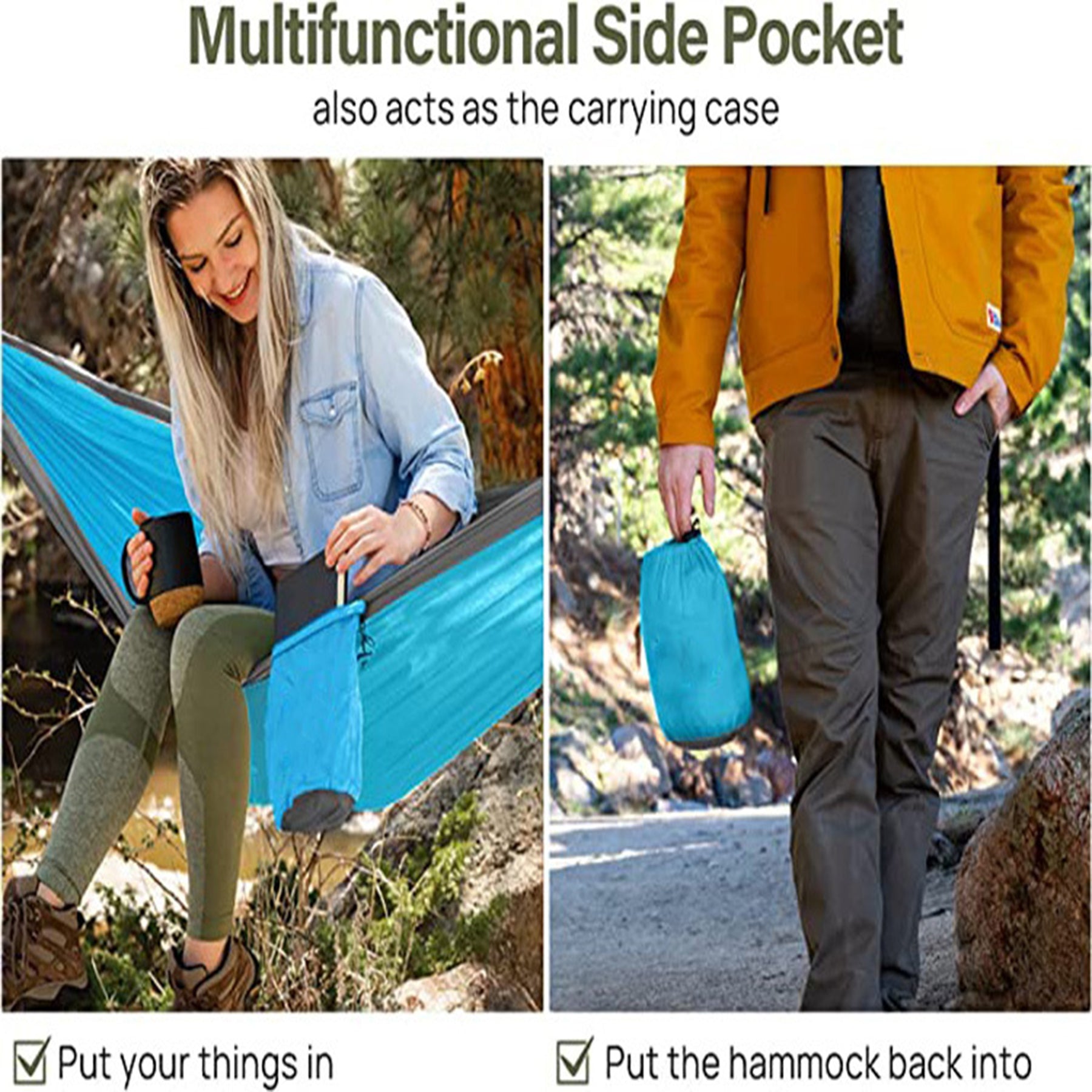 Outdoor Camping Double Hammock
