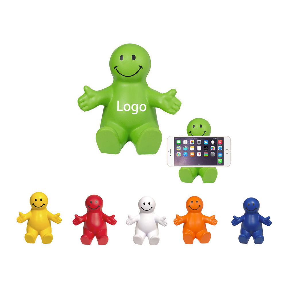 Squishy Smiley Stress Relief & Phone Stand