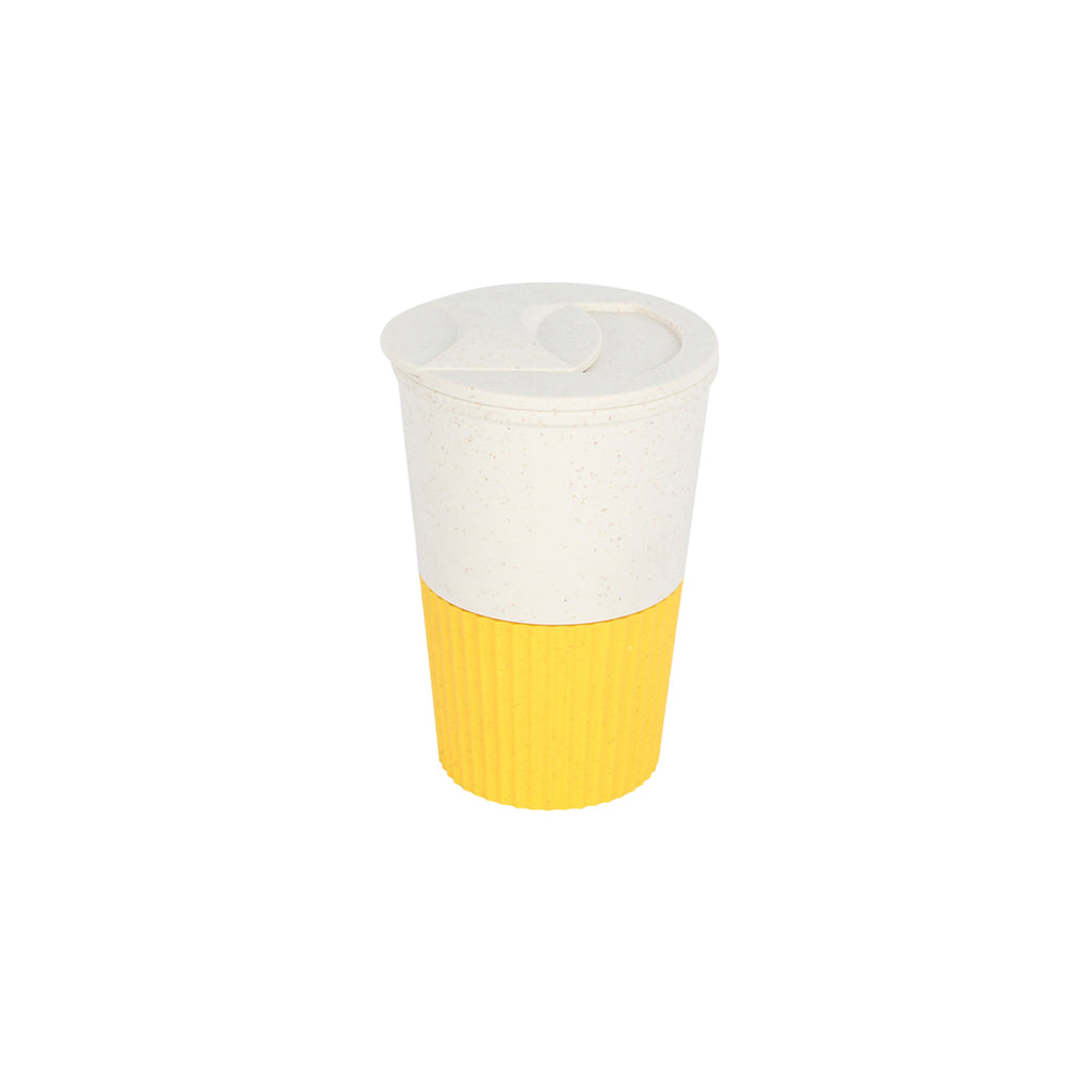 Wheat Straw Plastic Coffee Mug-Insulated Travel Cup