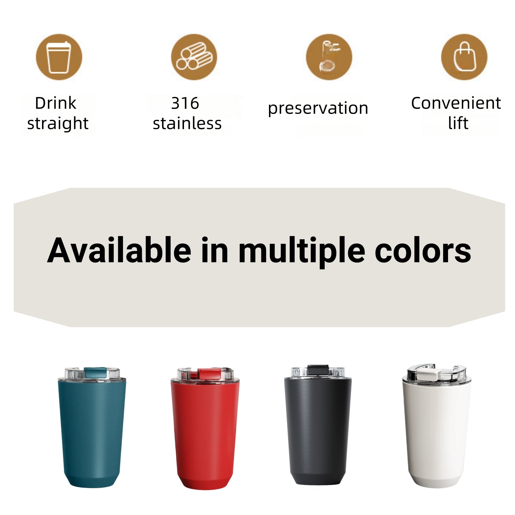Car - mounted Mini Flip - top Pocket Cup
