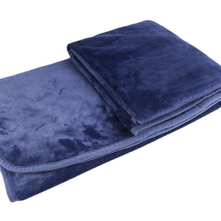 Flannel Solid Color Thickened Blanket