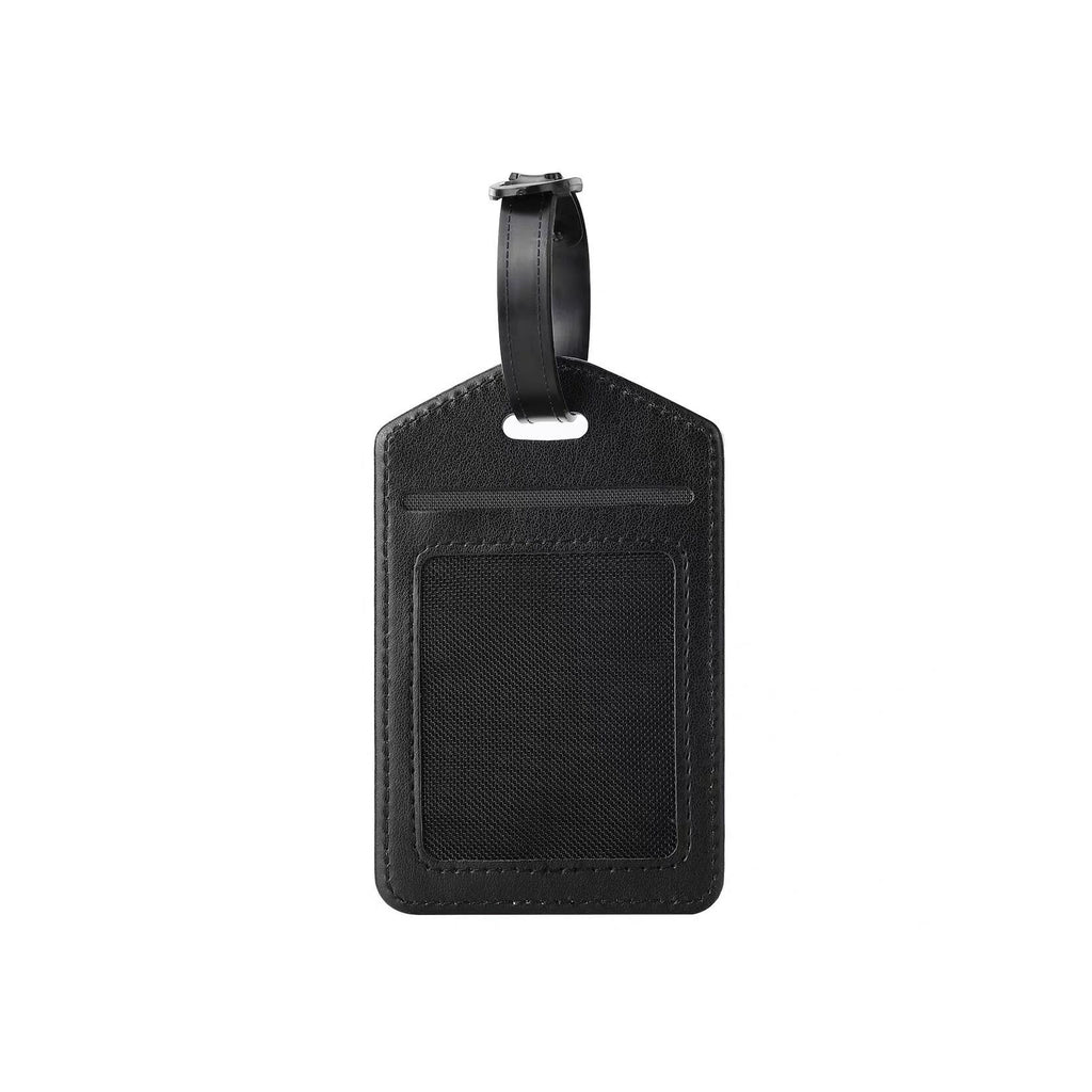 Vertical PU Leather ID Badge Card Holder