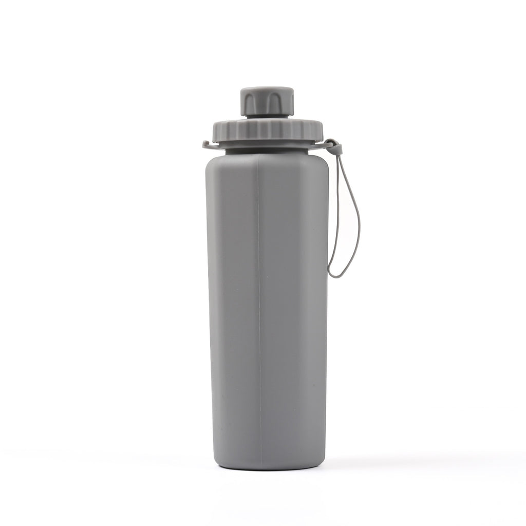 20 Oz Silicone Portable Sports Water Bottle