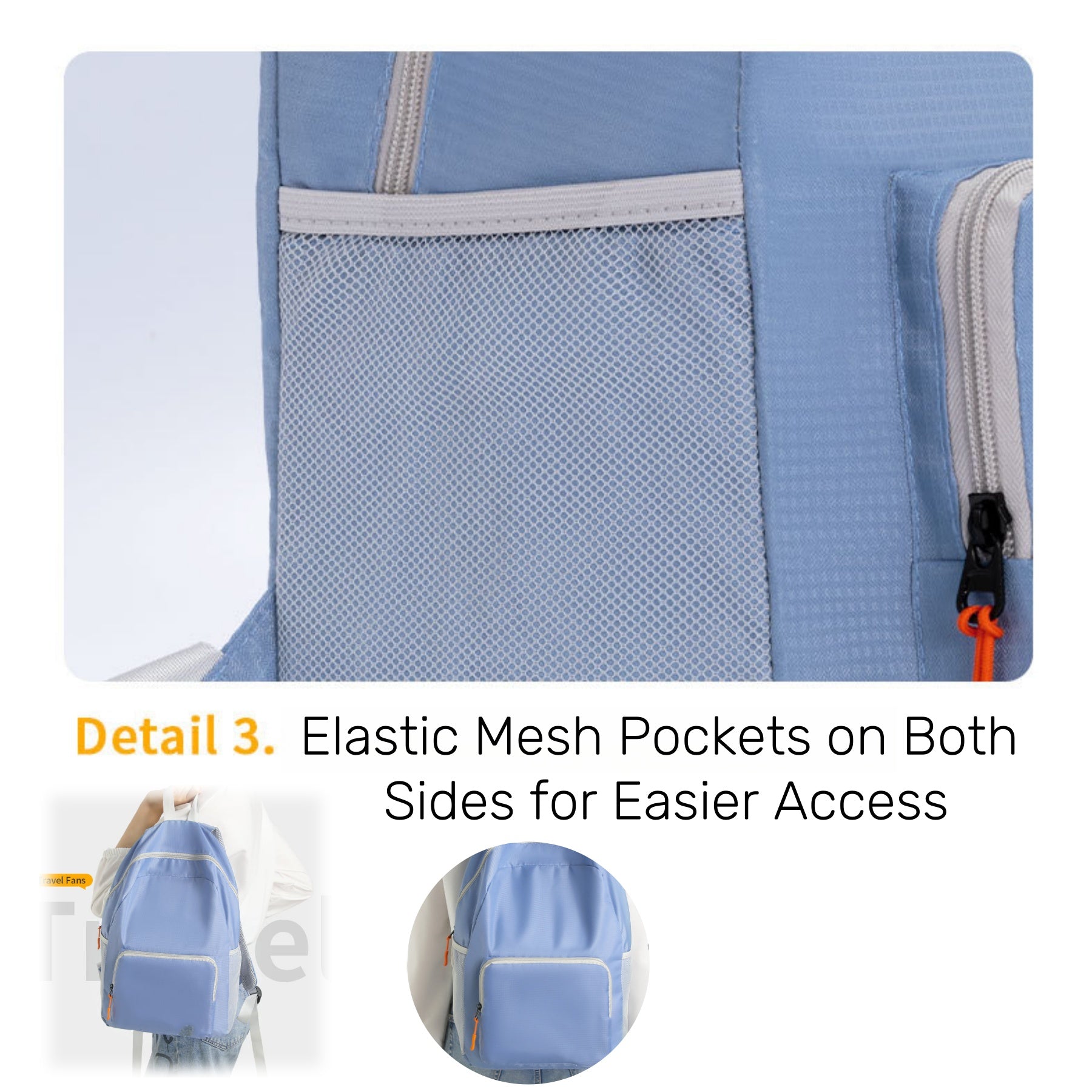 New Lightweight Casual Hiking Backpack