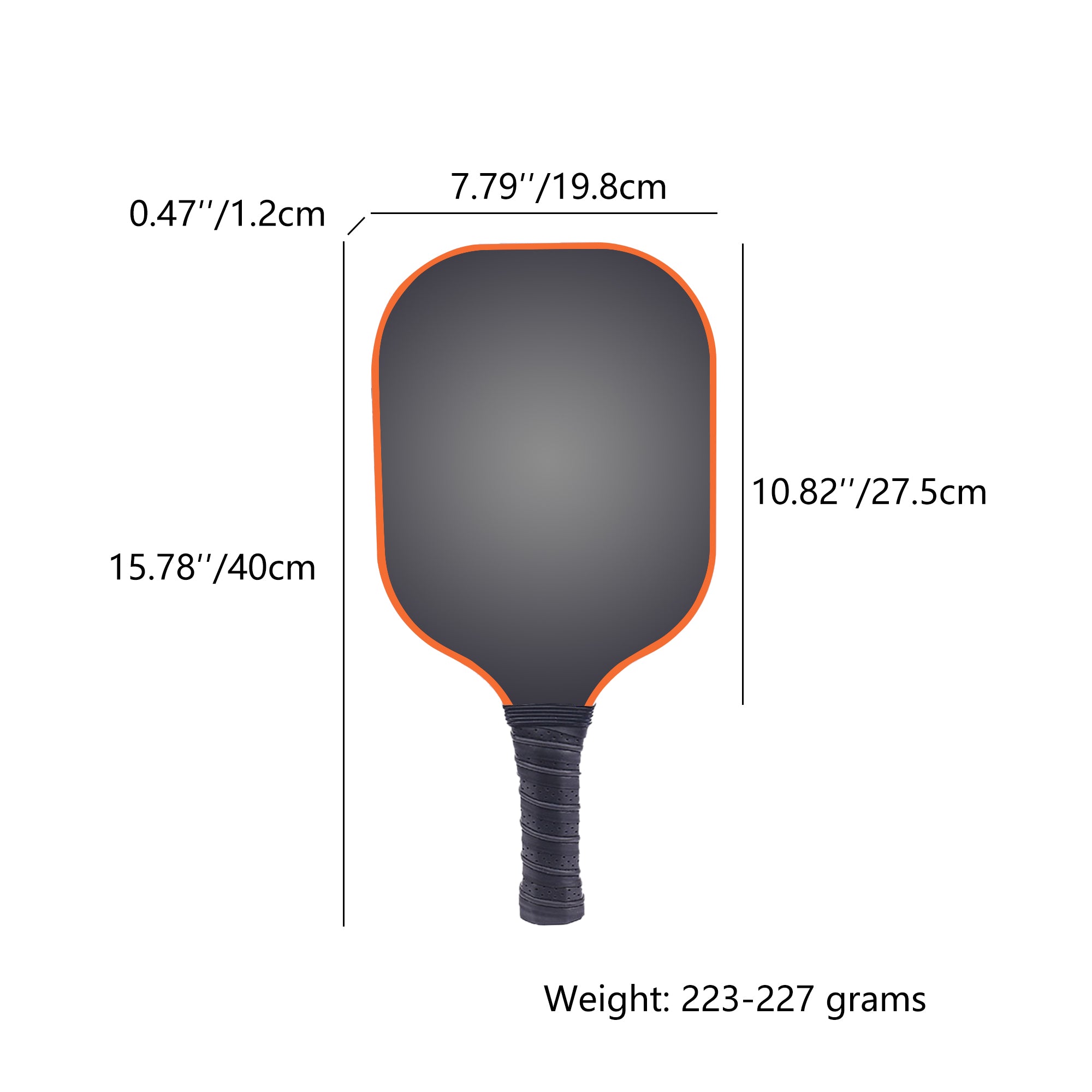 Pickleball Paddle Fiberglass Surface With Bag For Beginners