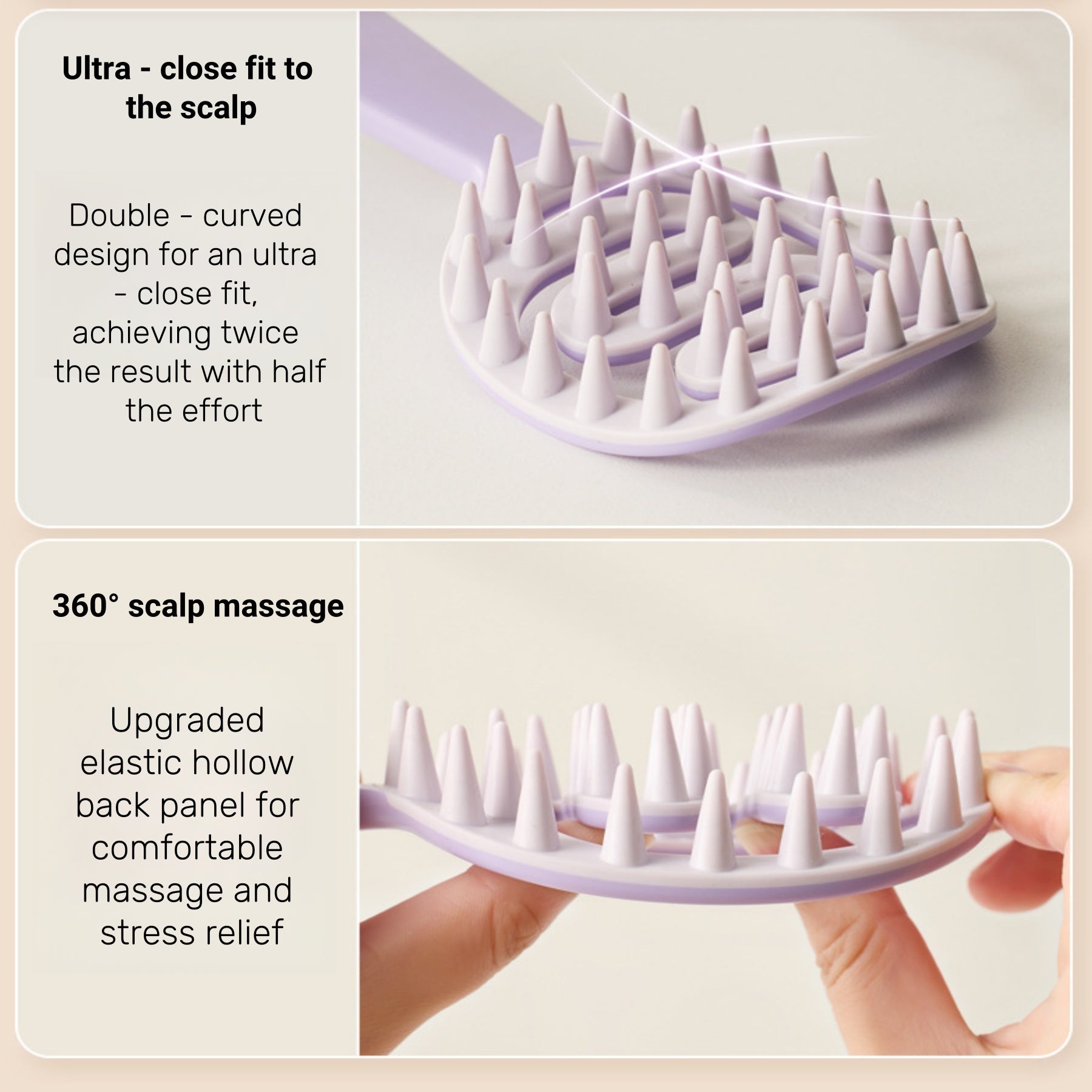 Soft Gel Massage Comb