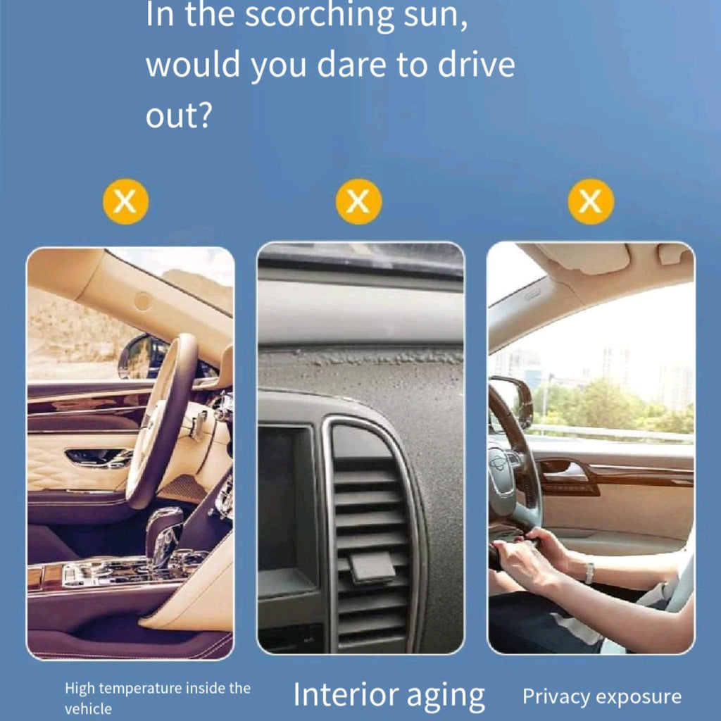 Reflective Rear Sunshade Car Heat Foldable