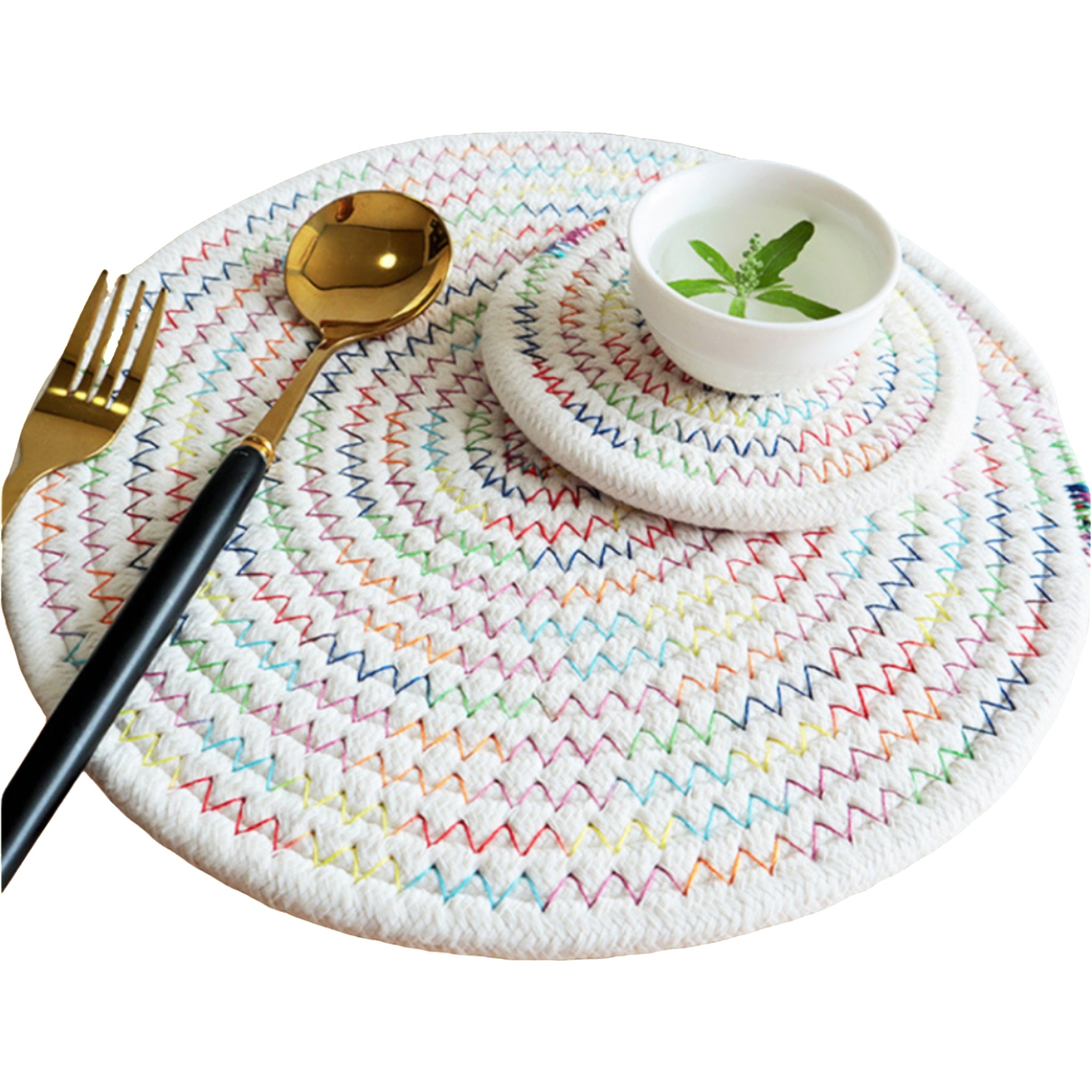 Handwoven Japanese Cotton Heatproof Placemat Coaster
