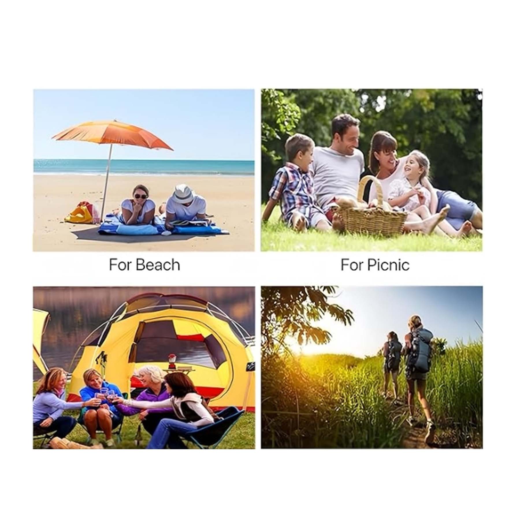 Two Tone Spliced Picnic Mat
