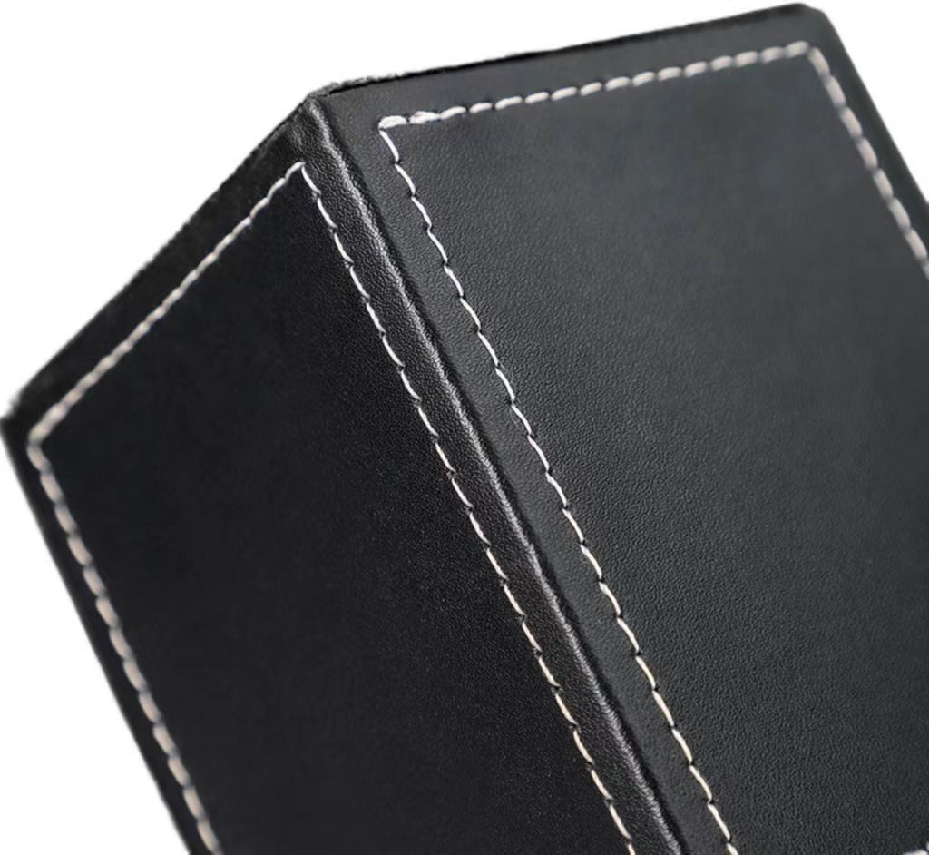 Simple Square Leather Pen Holder