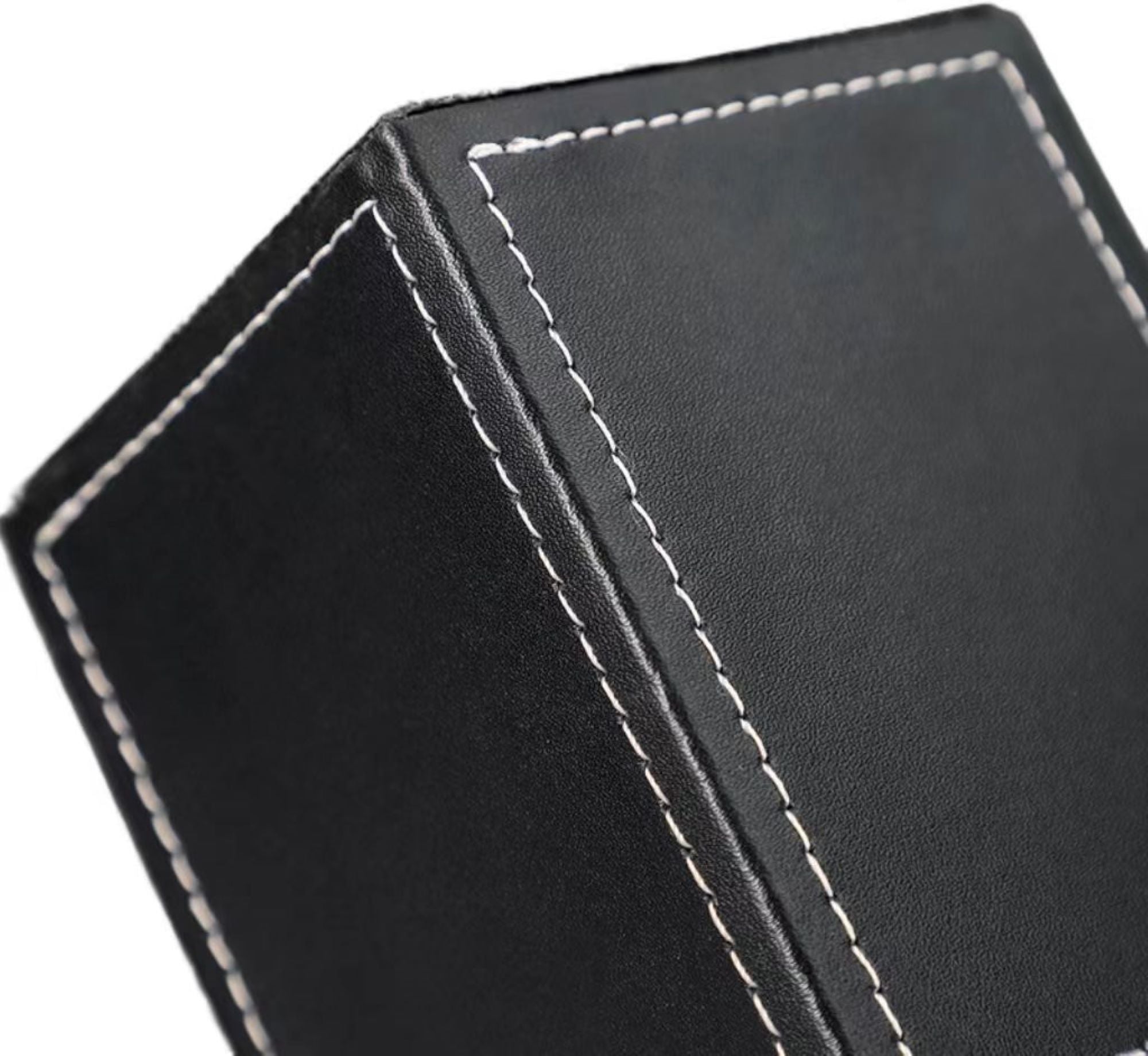 Simple Square Leather Pen Holder