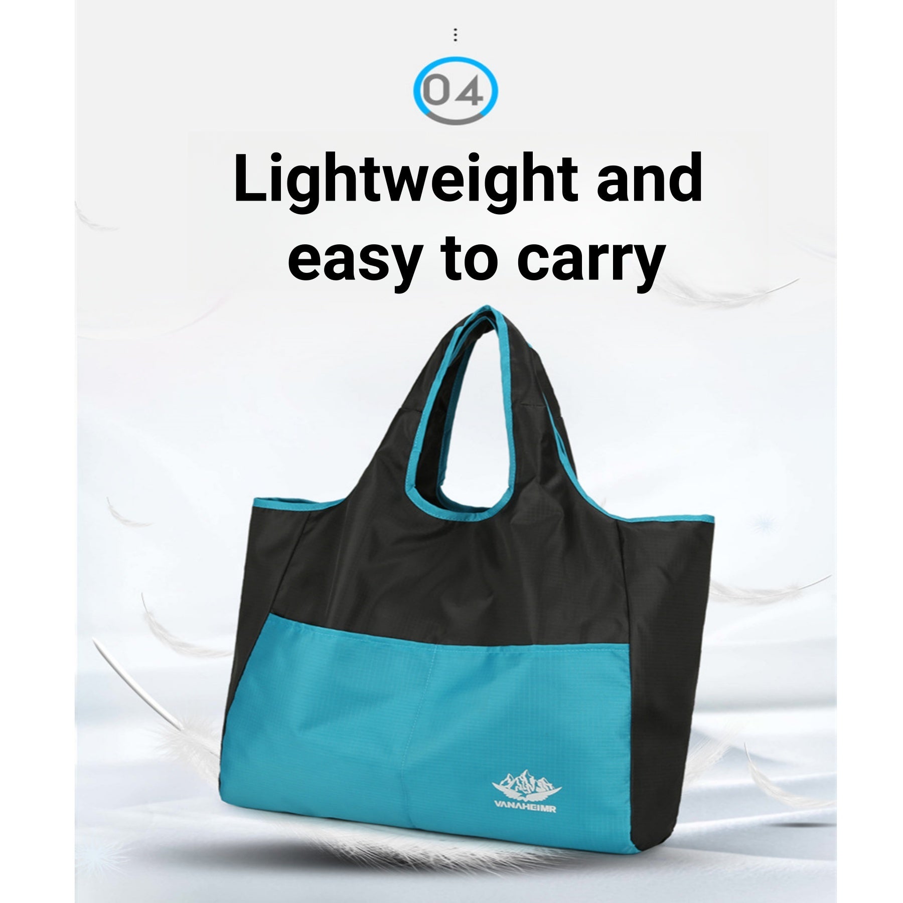 Shoulder - carried Foldable Bag
