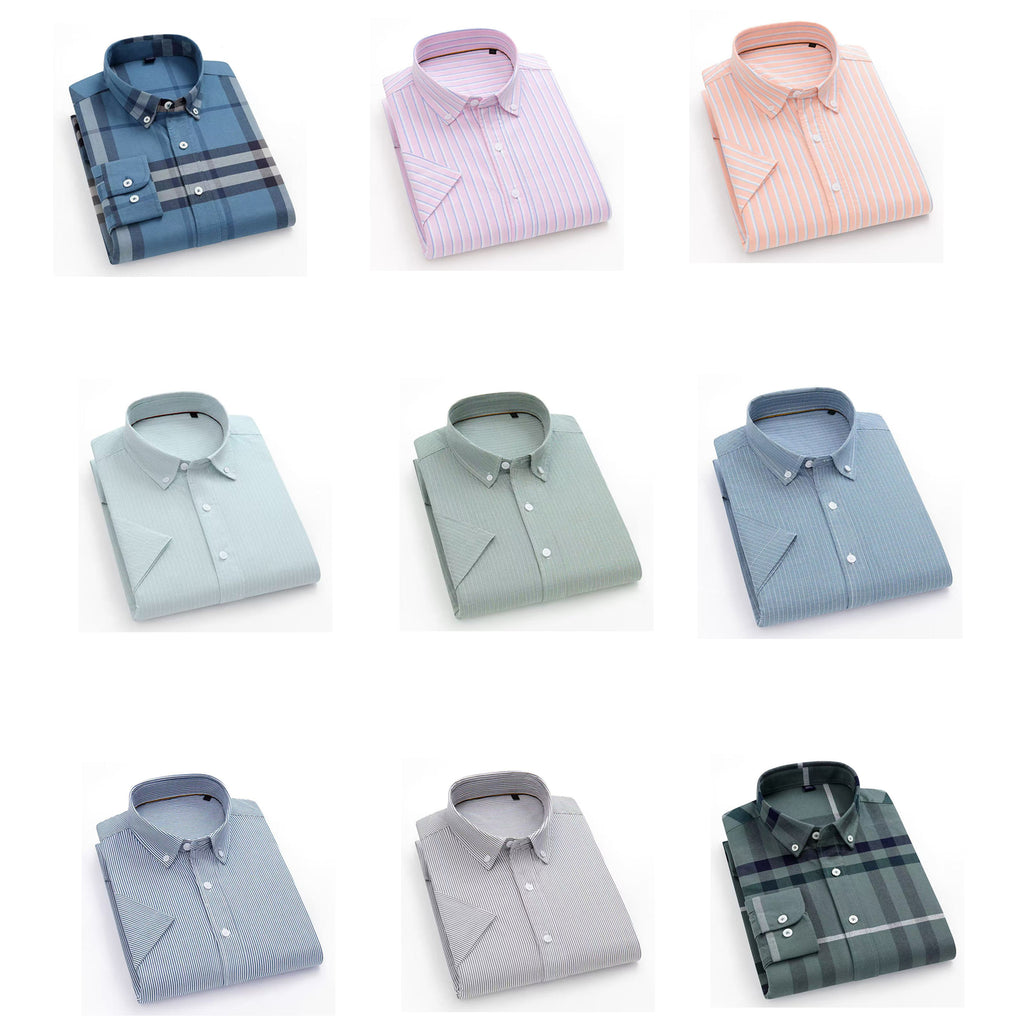 Silk Solid Color Long-Sleeve Shirts