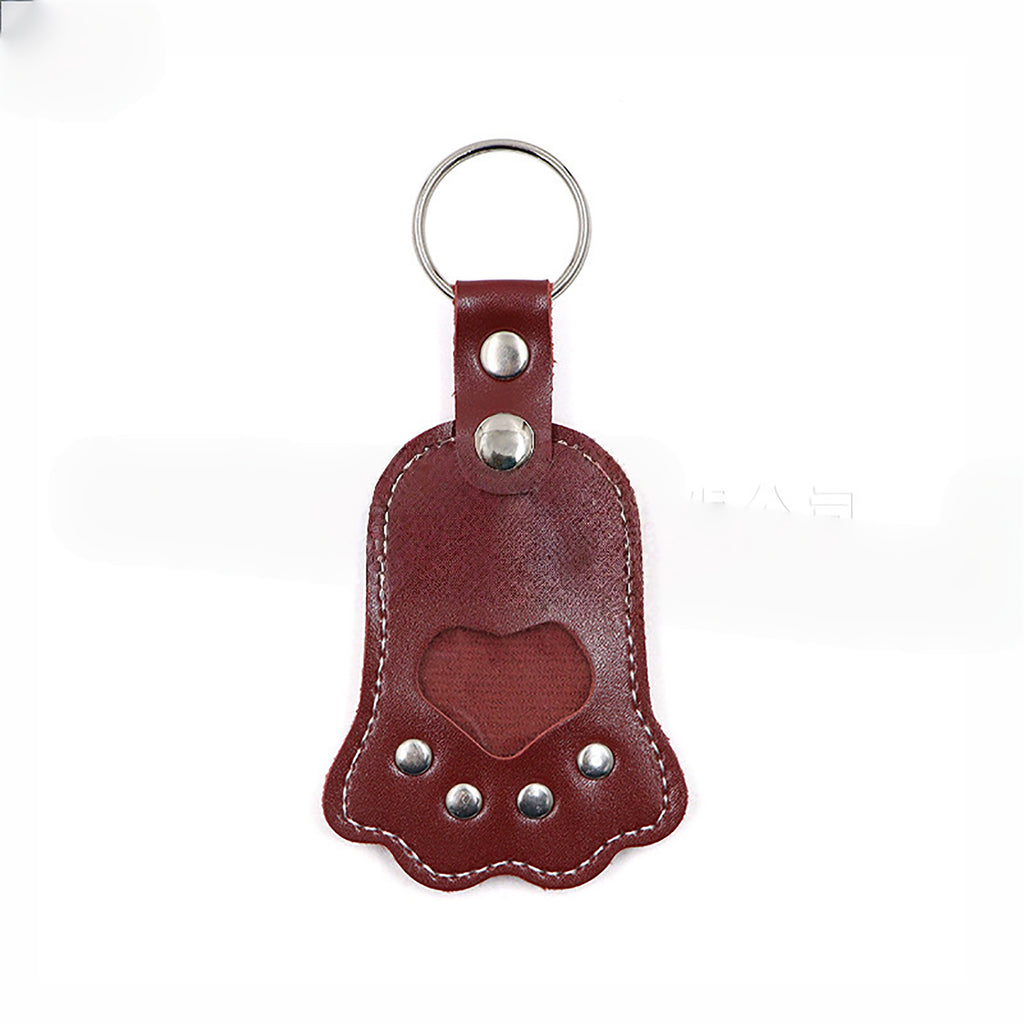 Pet Photo Leather Key Chain For Storage