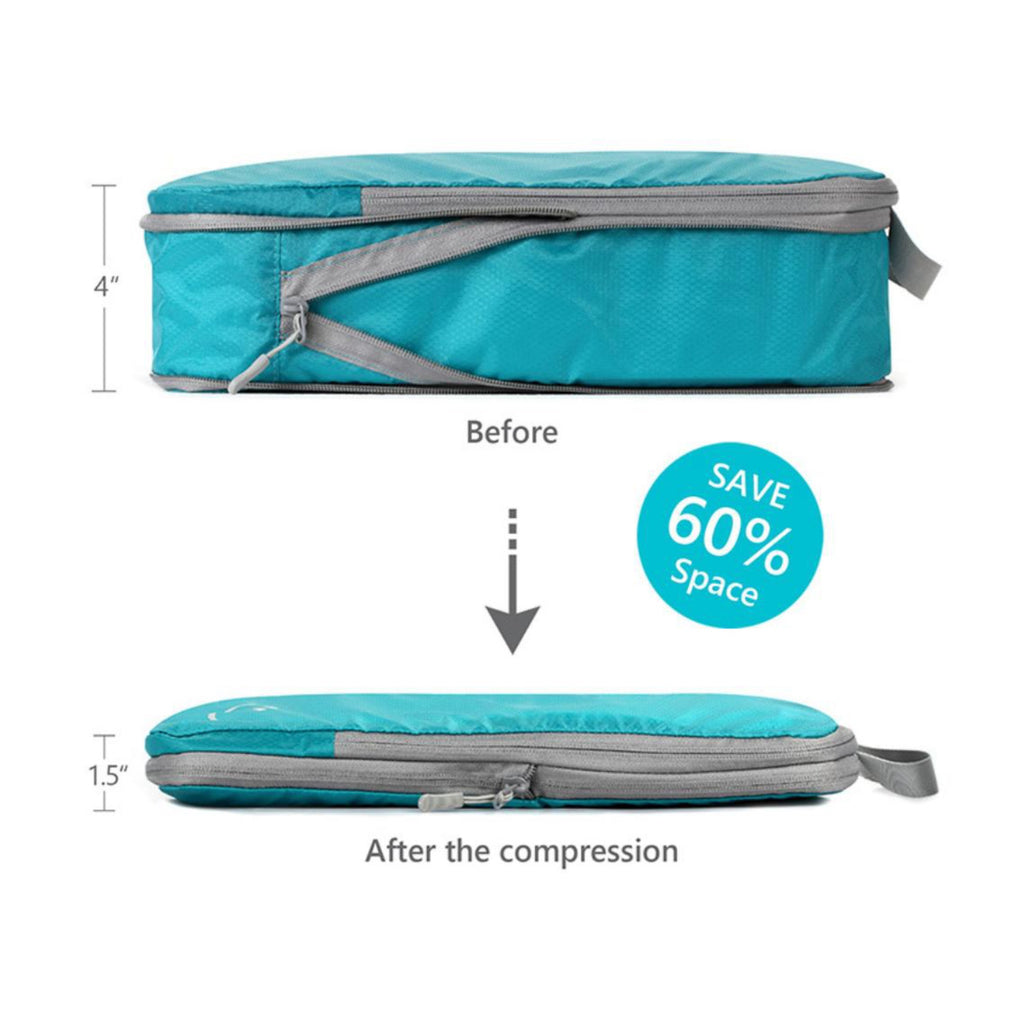 4-Piece Travel Compression Packing Cube Set