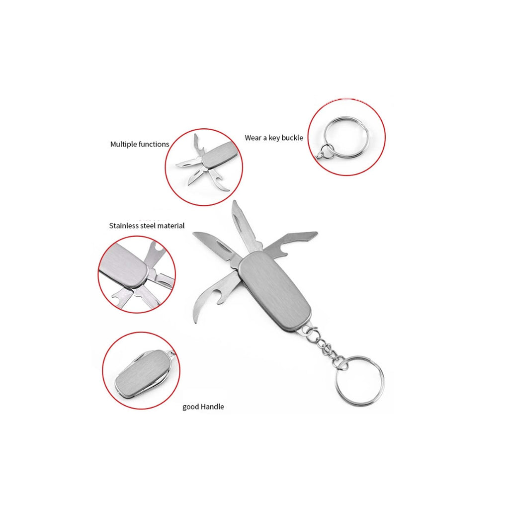 Multi Functional Knife With Keychain