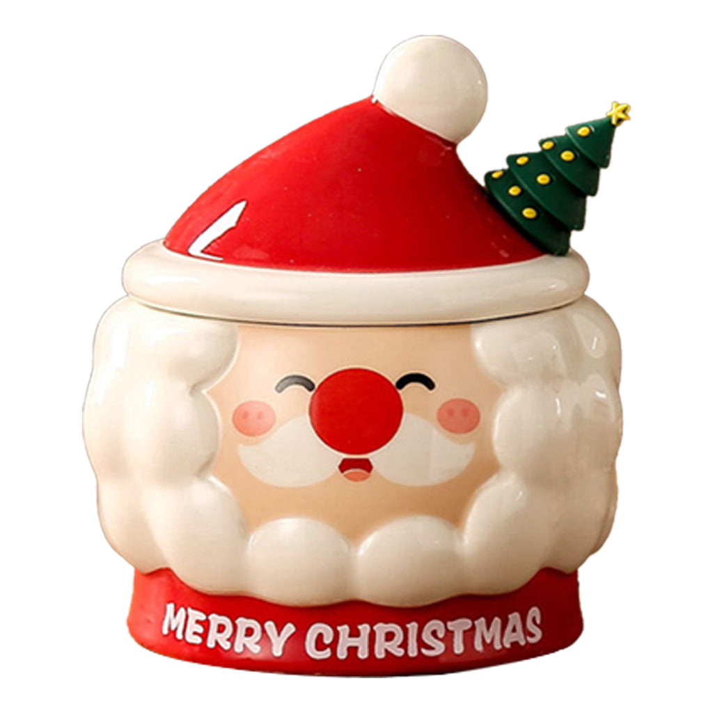 Santa Claus Shape Christmas Coffee Ceramic Mug