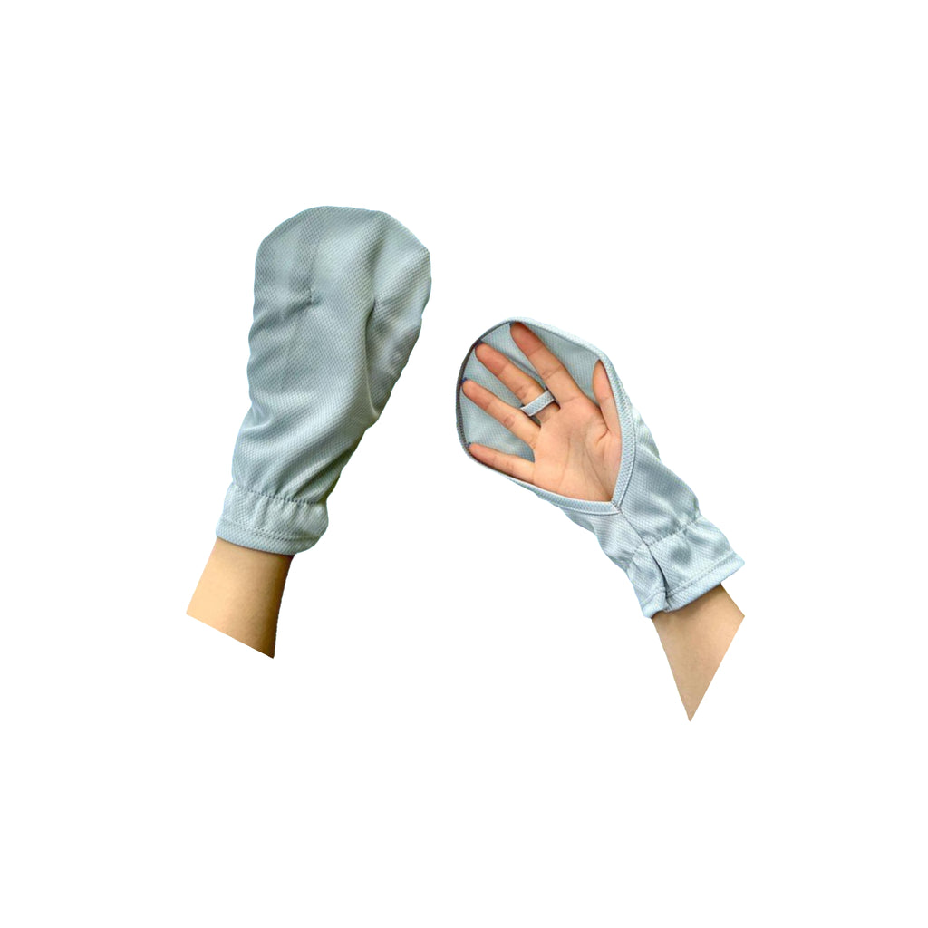 UPF 50 Cooling Fingerless Sun Gloves Women Driving