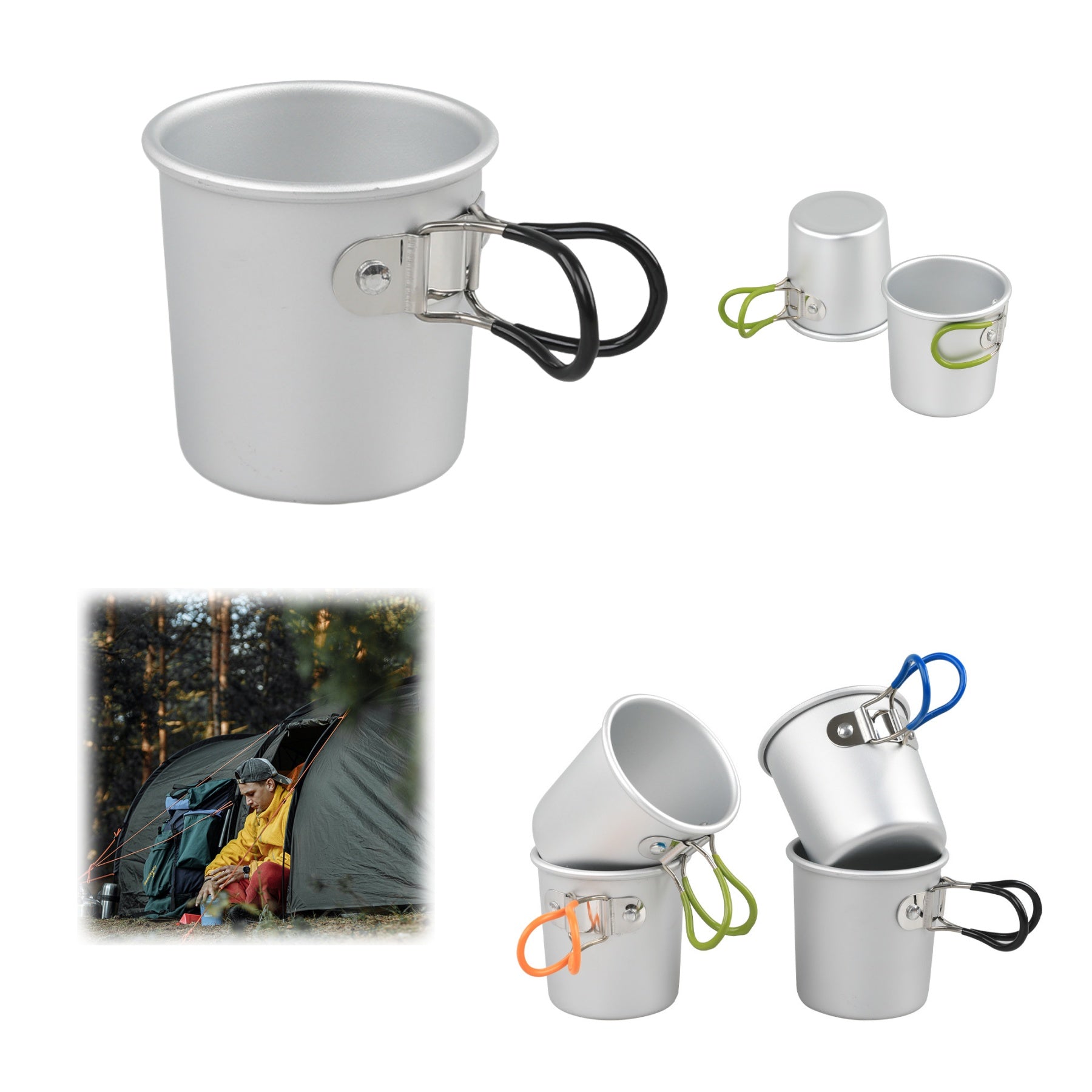 Aluminum Alloy Folding Camping Cup
