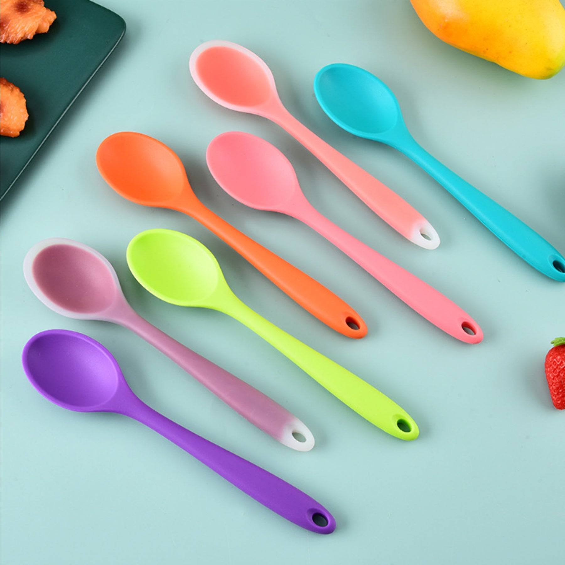 Heat-resistant Silicone Stirring Spoon