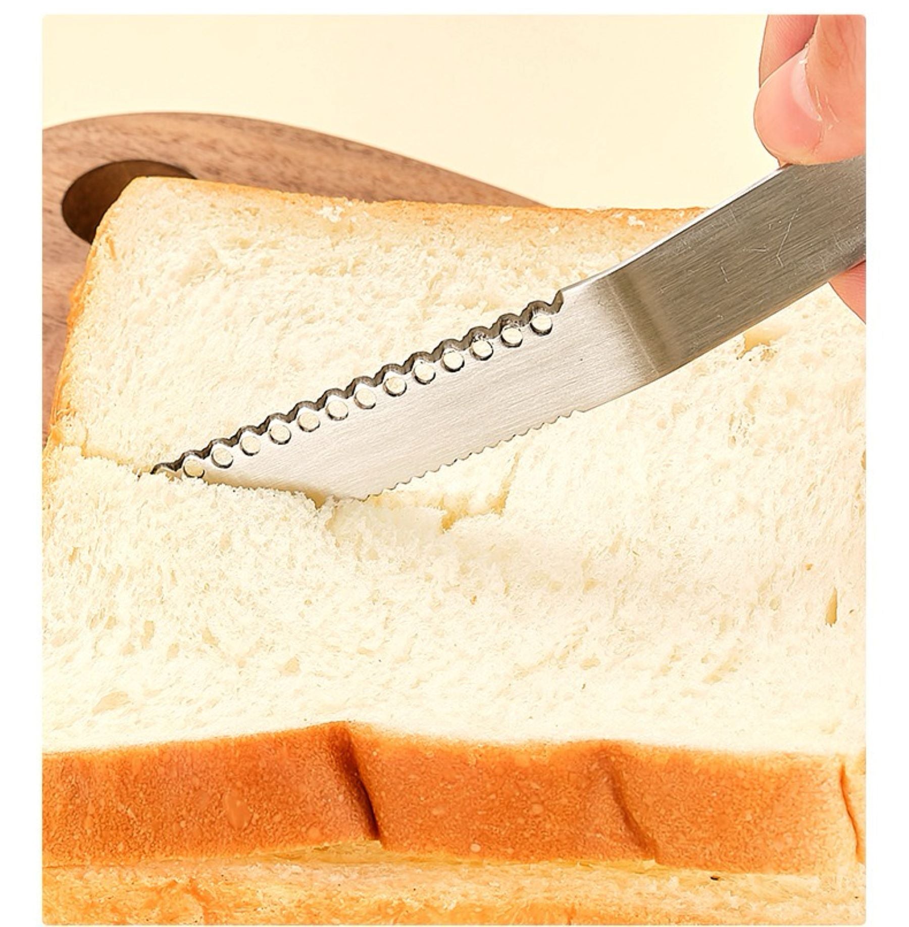 Threaded Butter Knife With Holes