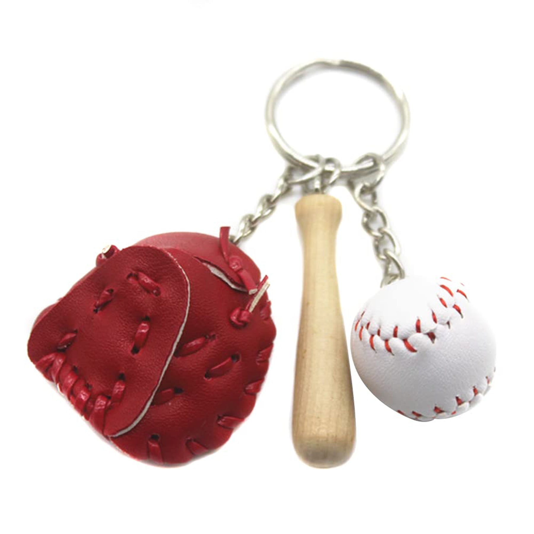 Baseball-Shaped Key Chain