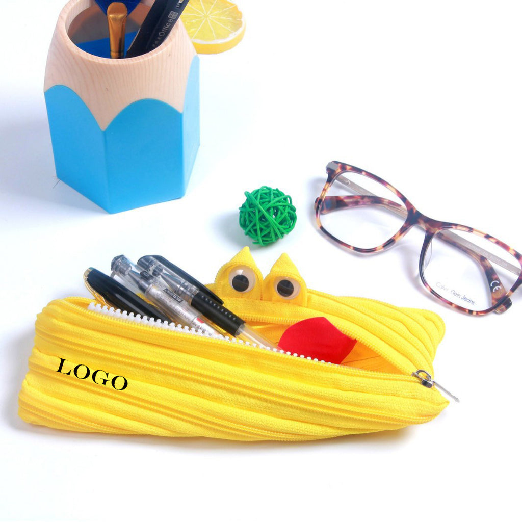 Little Monster Zipper Pencil Case