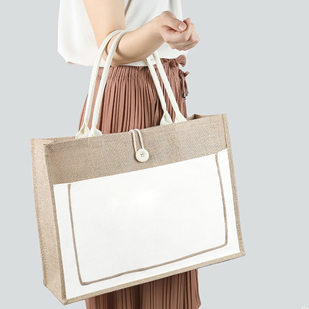 Large Hand Jute Bag