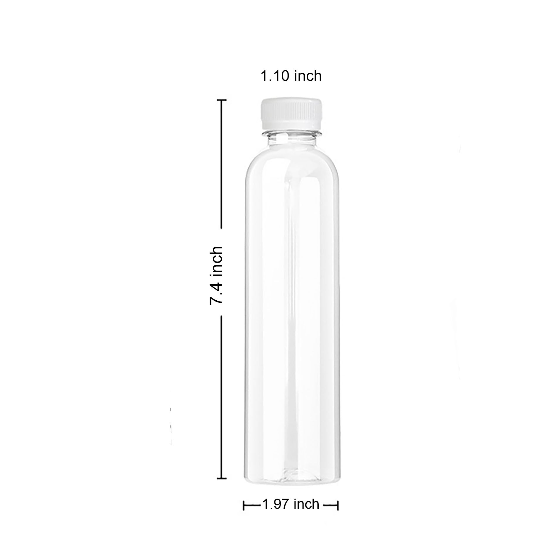 10 Oz Disposable Clear Plastic Bottle