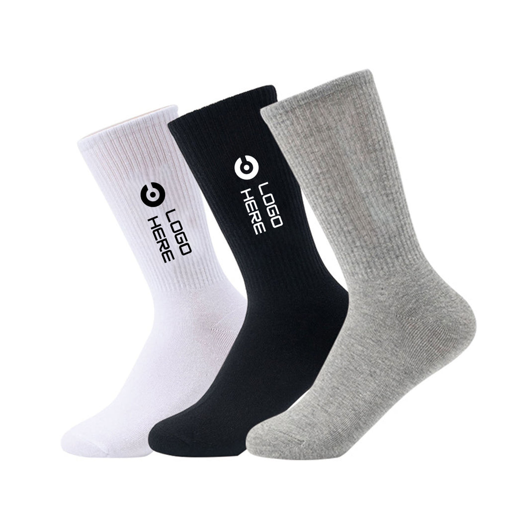 Breathable Moisture-wicking Mid-Calf Sports Socks