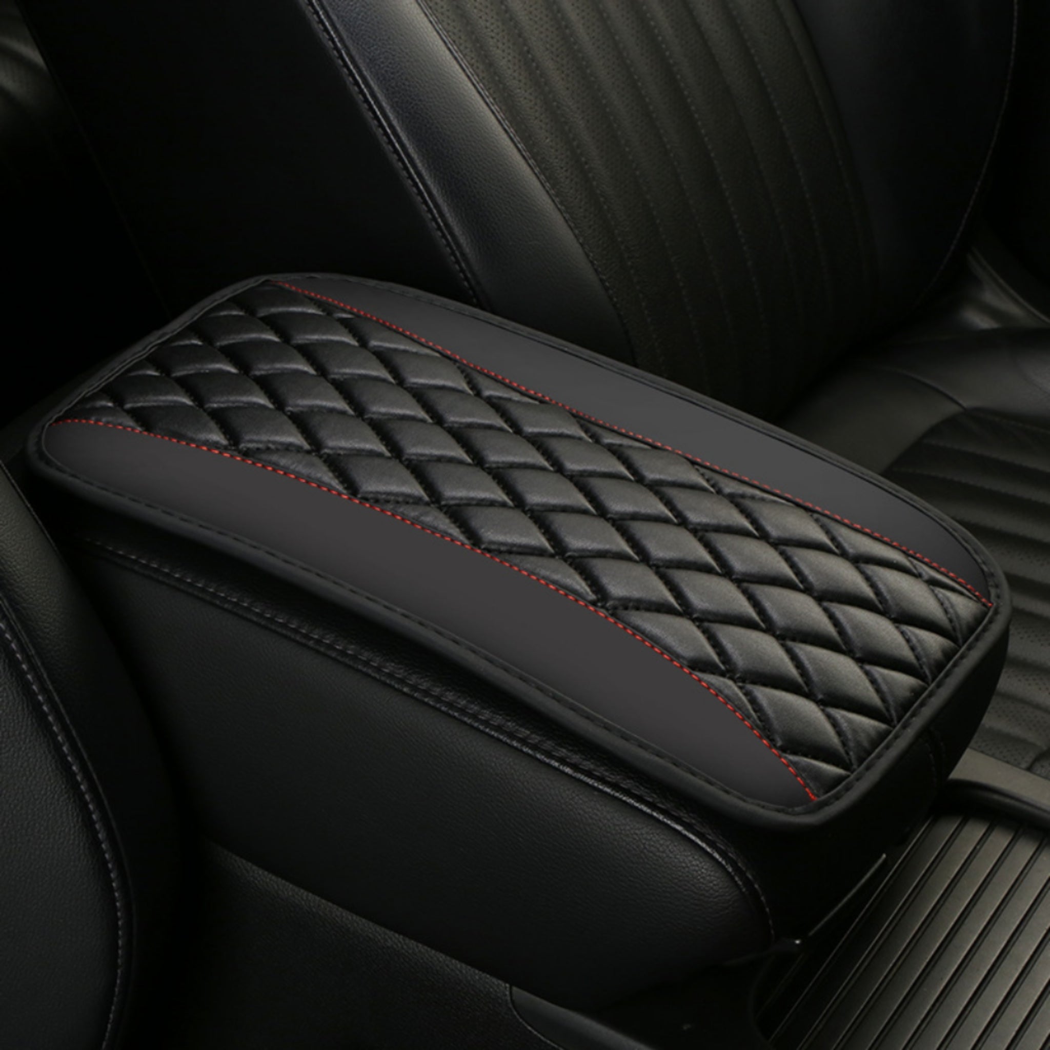 Console Top Pad Carbon Print Non Slip Ergonomic